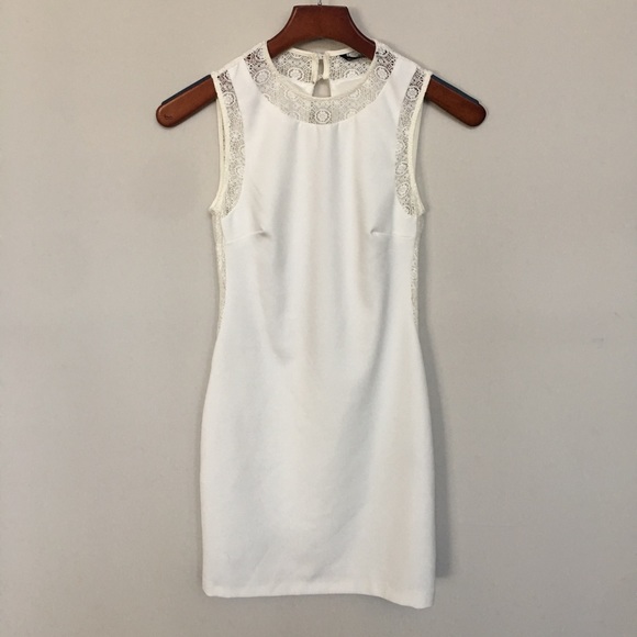Zara | Dresses | Zara White Lace Dress | Poshmark